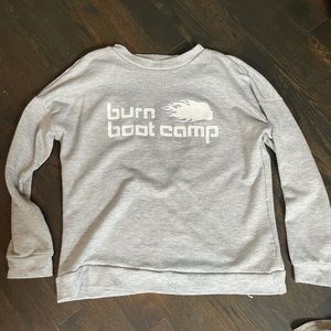 Burn Boot Camp cut out hoodie